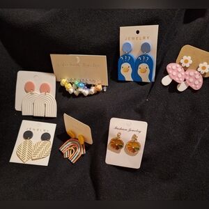 Lot‎ Of Earrings Fun Whimsical NWT Jewelry